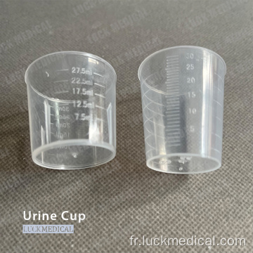 Tasses d&#39;urine jetables pour tester